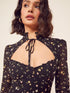 Hollowed-out floral long-sleeved dresses - ROUTINE FASHION